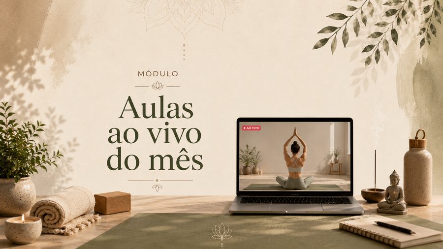 Aulas ao vivo na Varanda